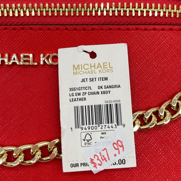 Michael Kors LG EW Zip Chain Xbody Bag - Picture 8 of 9